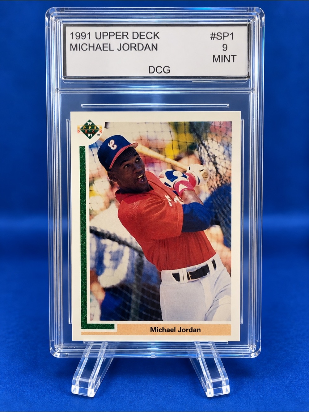 1991 Upper Deck Michael Jordan Baseball Trading Card - Chicago White Sox
